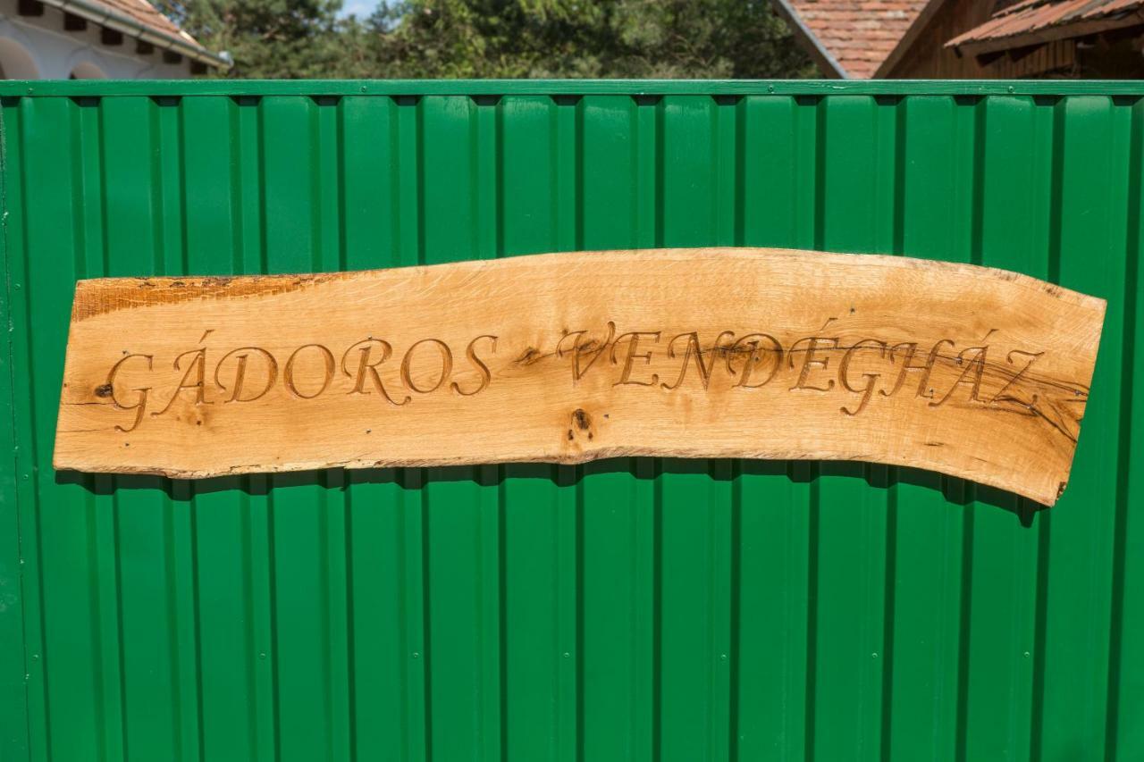 Hotel Gádoros Vendégház Egerszalók Esterno foto